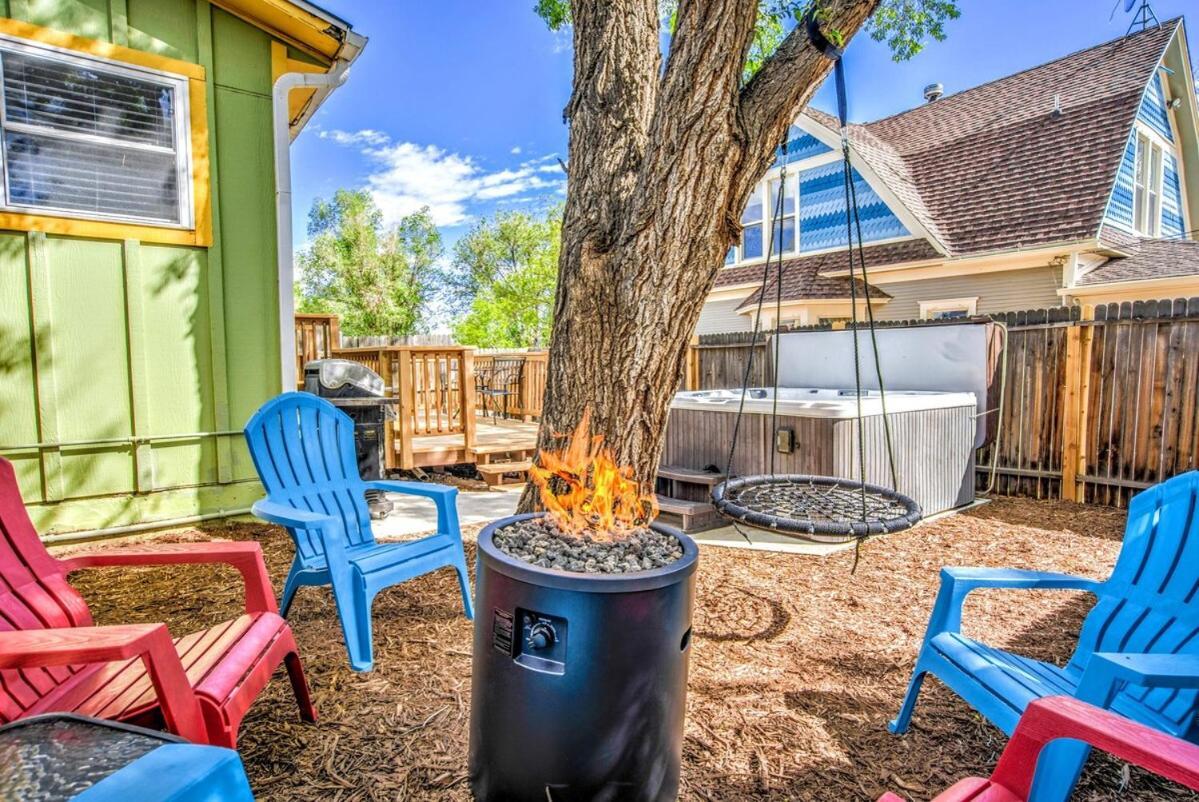 The Vibrant Victorian Hot Tub & Fire Pit In Occ Villa Colorado Springs Luaran gambar