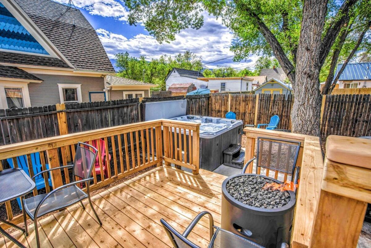 The Vibrant Victorian Hot Tub & Fire Pit In Occ Villa Colorado Springs Luaran gambar