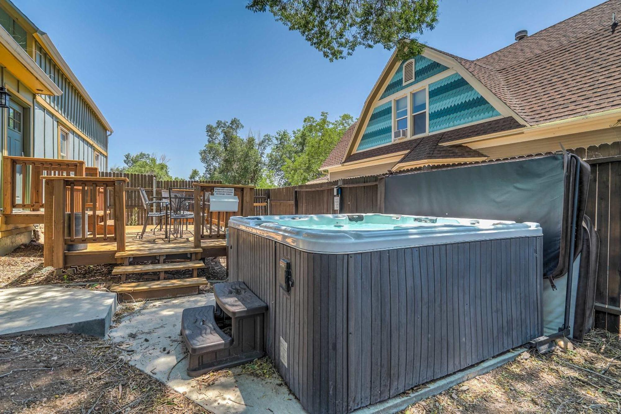 The Vibrant Victorian Hot Tub & Fire Pit In Occ Villa Colorado Springs Luaran gambar